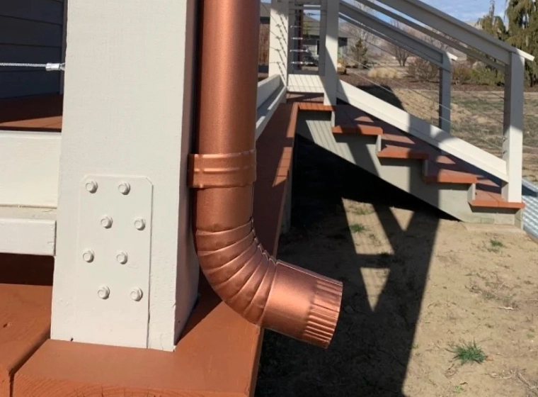 newly installed gutter yakima wa